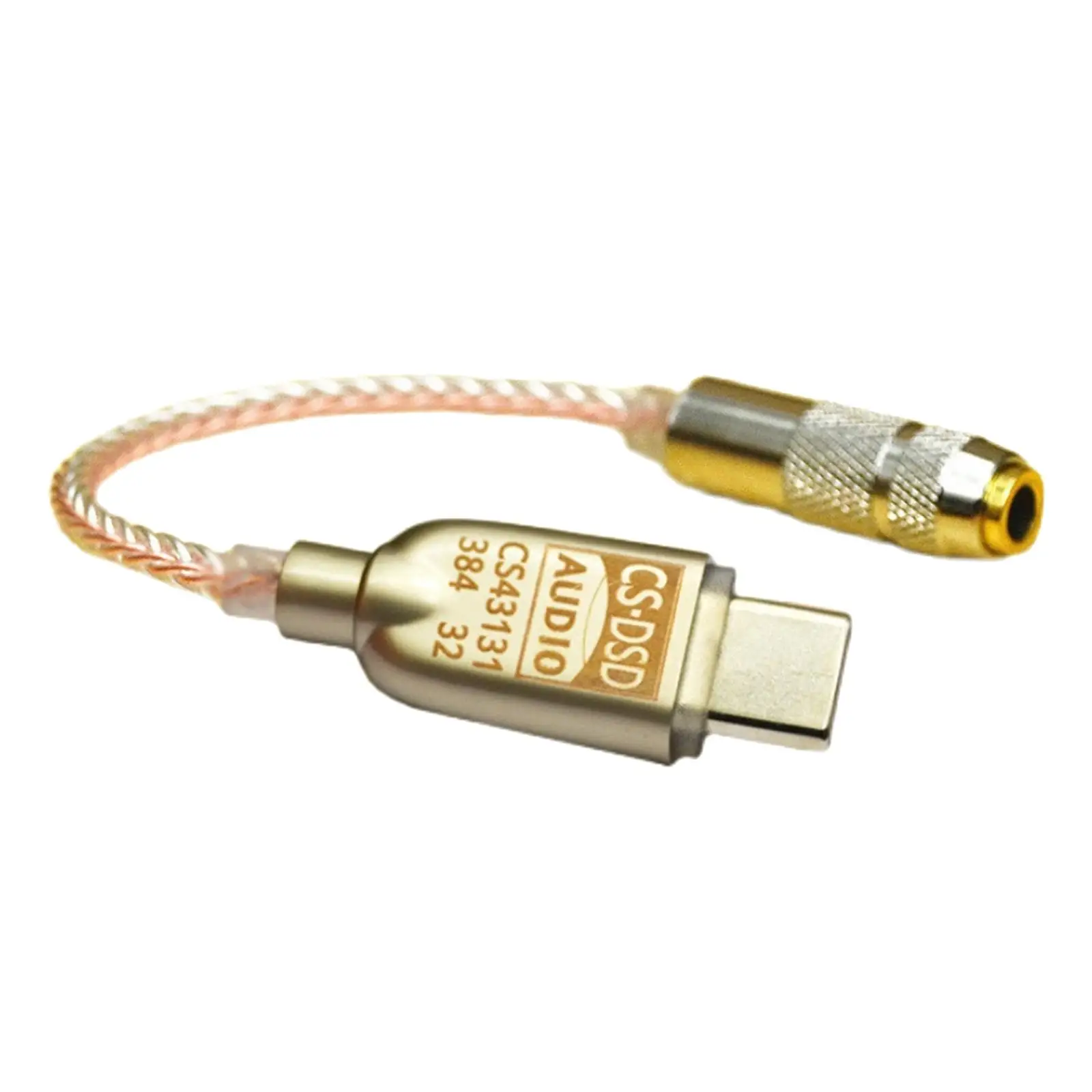 

CS43131 DAC Cable Type C Copper Wires Professional Headset HiFi Amp Audio Headphone Amplifier Adapter 600Q Impedance Load