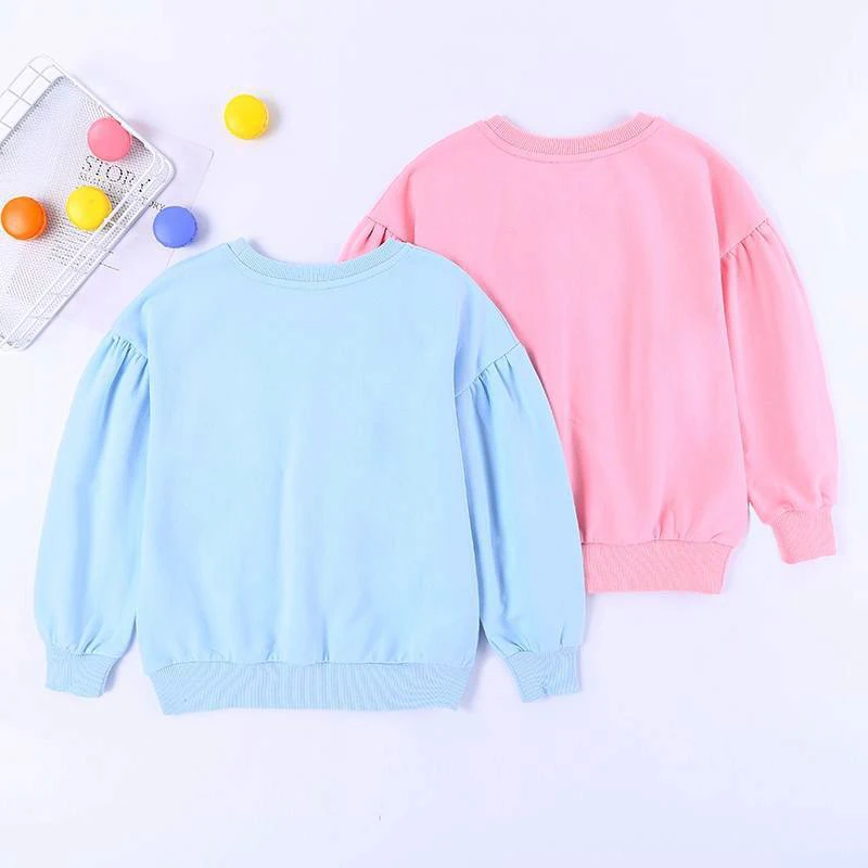 2022 New Tee Shirt Girl Clothing Long Sleeves for Children's T-shirt Girls  Tops Sofia Quality Cotton Frozen Elsa Kids Clothes