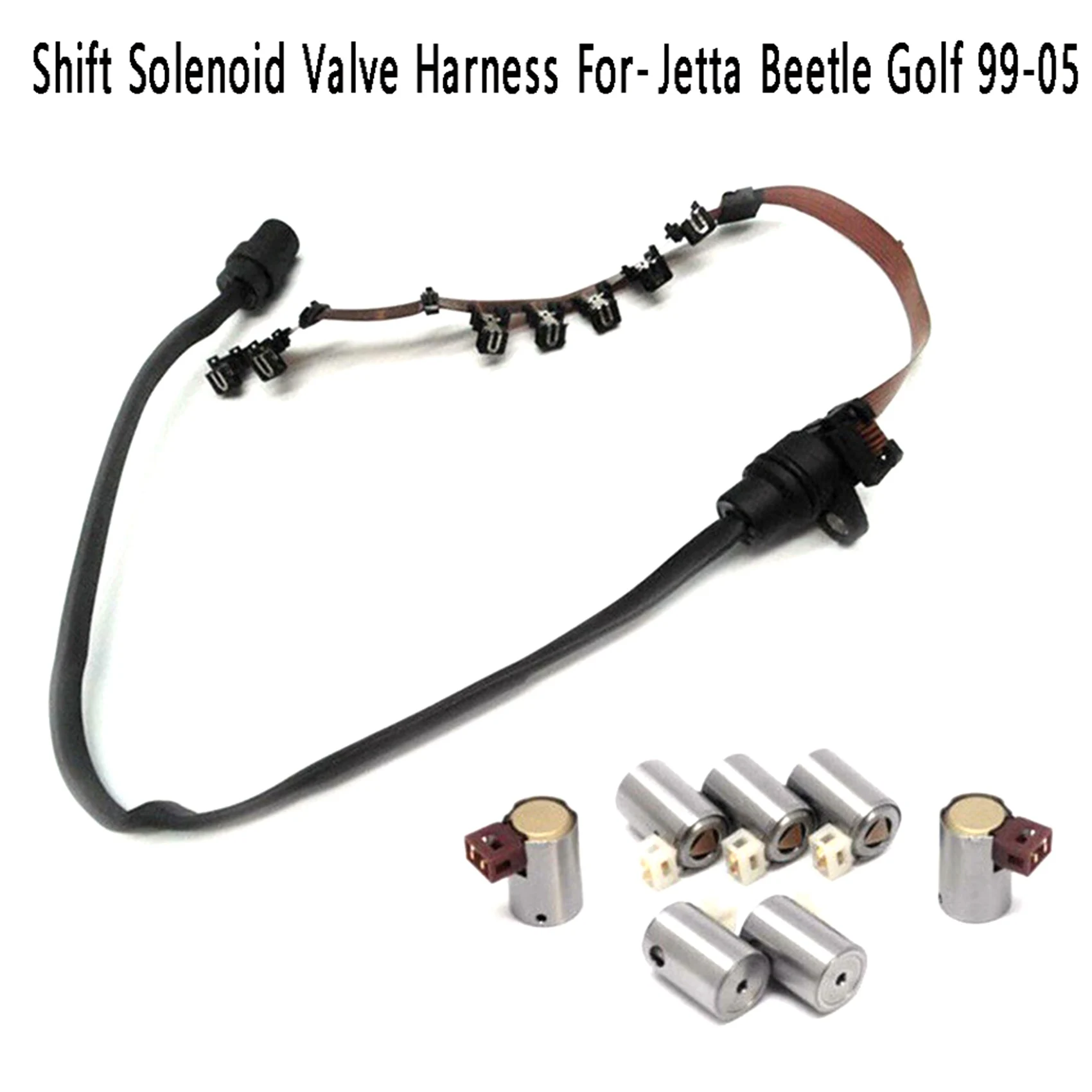 

Automatic Transmission Valve Harness Shift Solenoid Valve Harness 01M325283A 01M325039F for-VW Jetta Beetle Golf 99-05