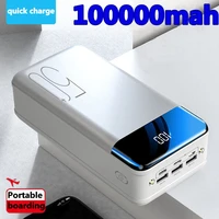 100 new genuine fast charging 100000mah 98000mah power bank large capacity mobile power universal 5v2 1a fast charging