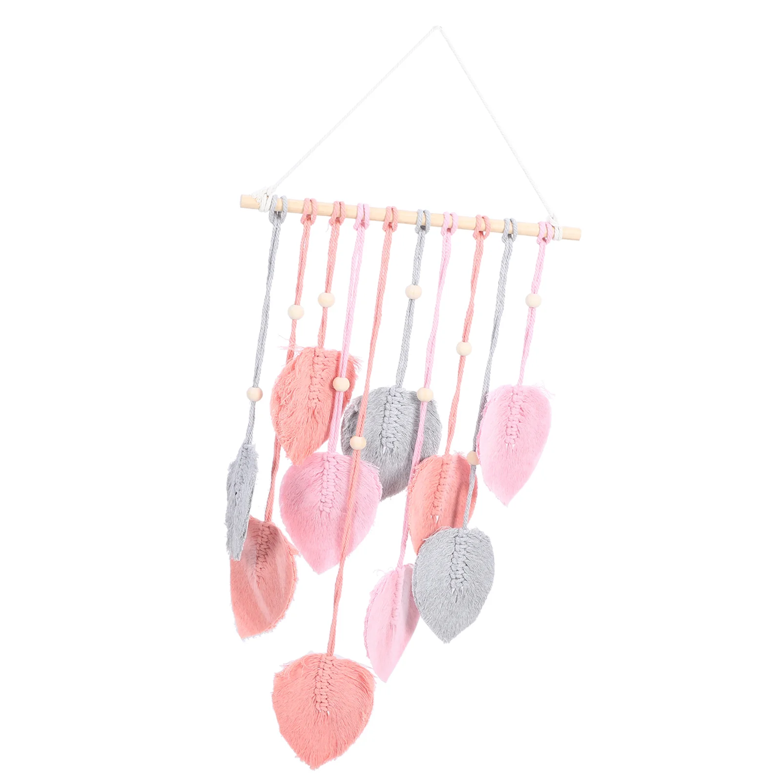 

Macrame Wall Hanging Leaf Woven Tapestry Bohemian Style Wall Hanging Decor