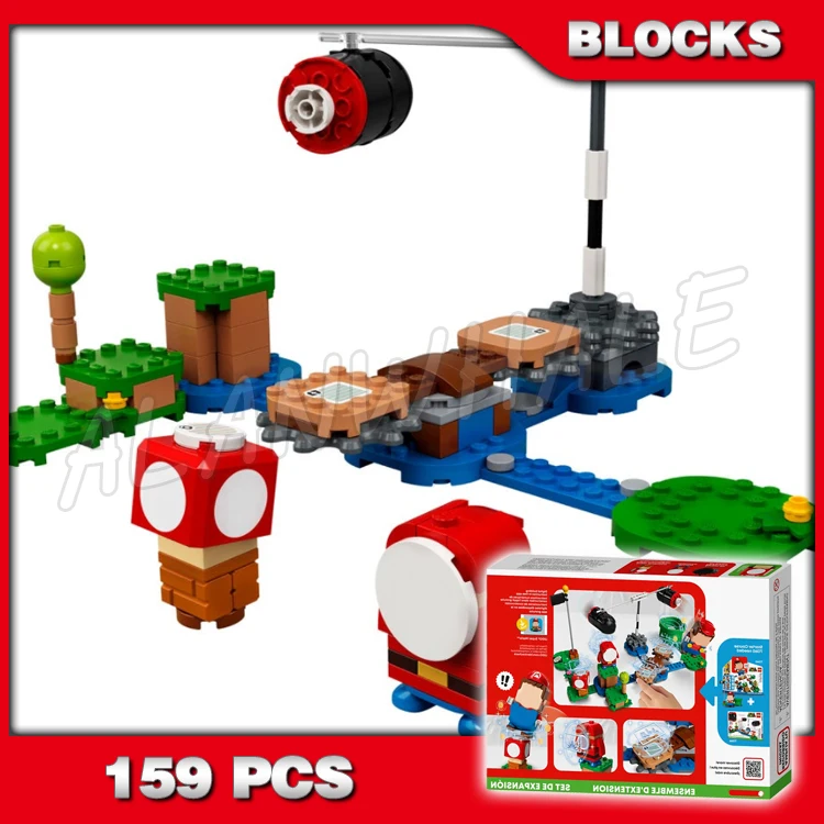 

159pcs Boomer Barrage Expansion Set Mushroom Spinner Games Adventure 60019 Building Blocks Sets GIfts Compatible With Model