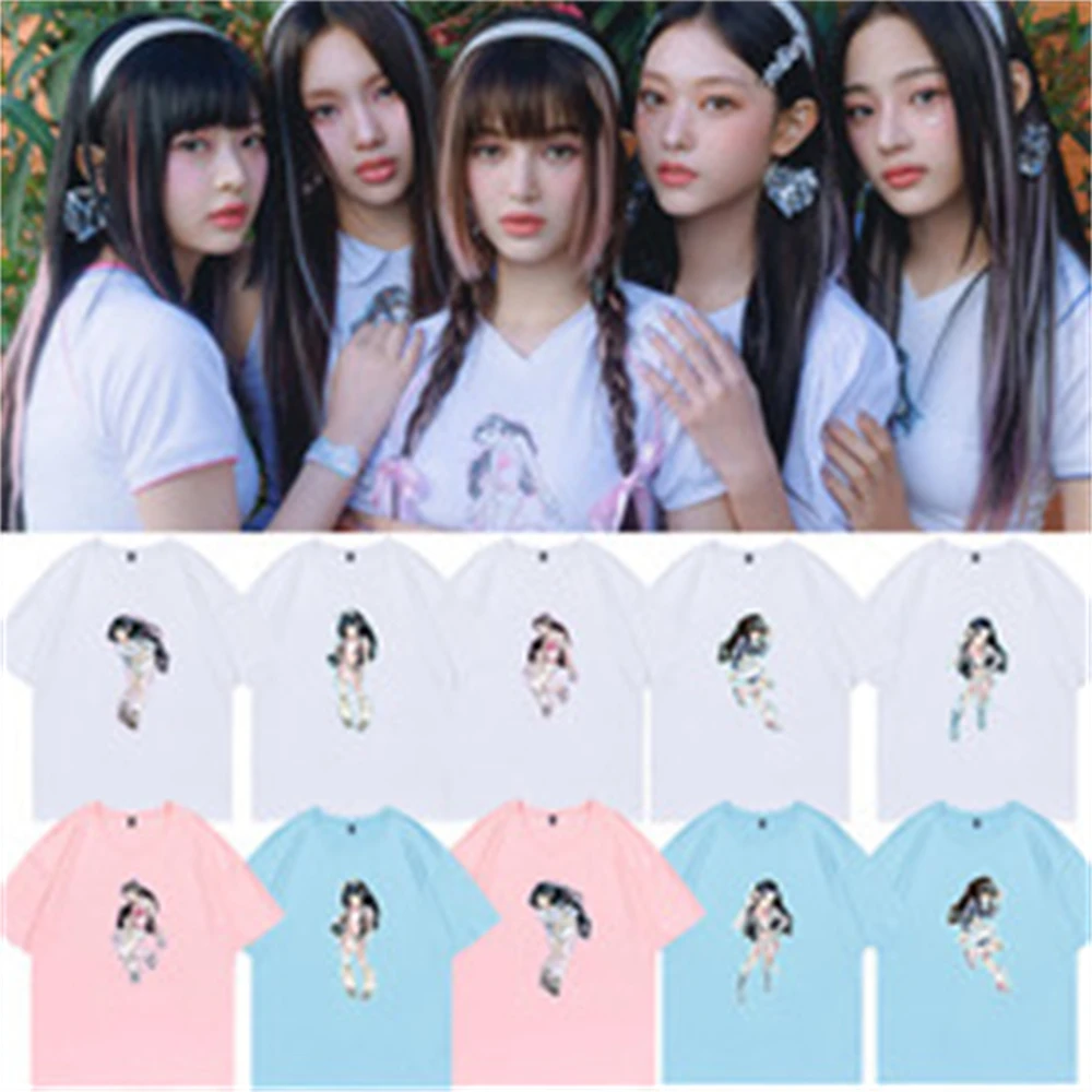 

KPOP Twice MISAMO Do Not Touch T-shirt Kawaii Cartoon Printed Summer O-neck Short Sleeve 100% Cotton Funny Tshirt Graphic Tees
