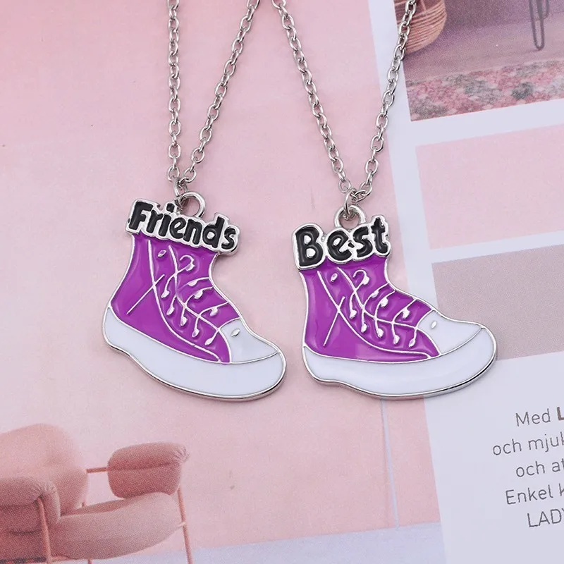 Pendant Necklace Women Best Friends Friendship Necklaces Fashion Christmas Jewelry Gifts Bijoux Femme