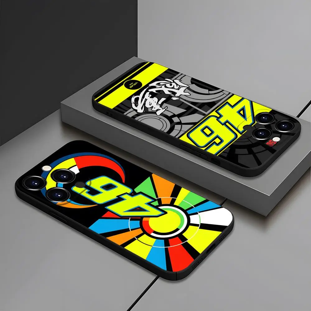 Чехол для телефона MINISO V-Valentiny R-Rossies 46 iPhone 15 16 13 Pro Max 14 12 11 Xr X 8 7 6 Plus роскошная задняя