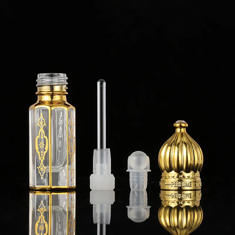 120 шт. 3/6/12 мл стеклянная бутылка для эфирного масла