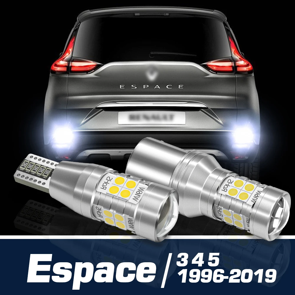 

2pcs LED Reverse Light Backup Bulb Canbus Accessories For Renault Espace 3 4 5 1996-2020 2008 2009 2010 2011 2012 2013 2014 2015