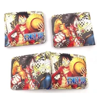 a cartoon japanese wallet anime card holder coin purse student mens and womens leather wallet youth card holder