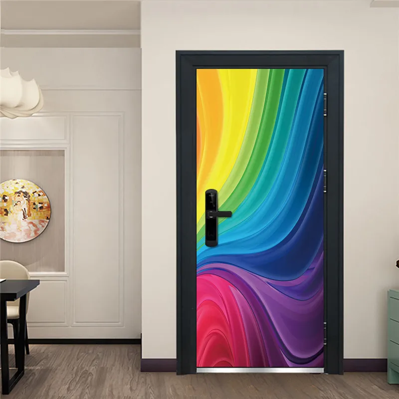 Подводные дверные обои водонепроницаемая наклейка дверная аквариум спальня