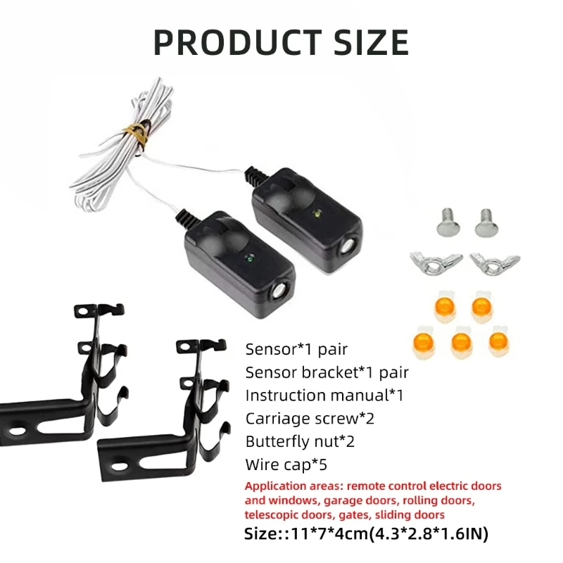 Комплексные датчики безопасности гаражных ворот 41A5034 с установочными