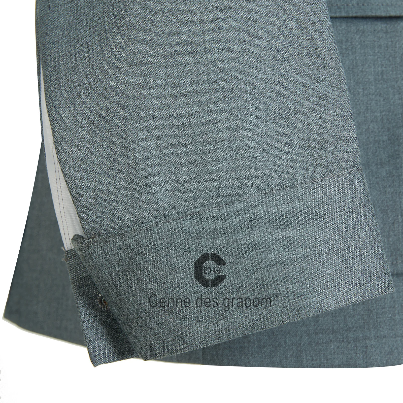 Мужские костюмы Cenne Des Graoom Safari с золотыми пуговицами и квадратным воротником