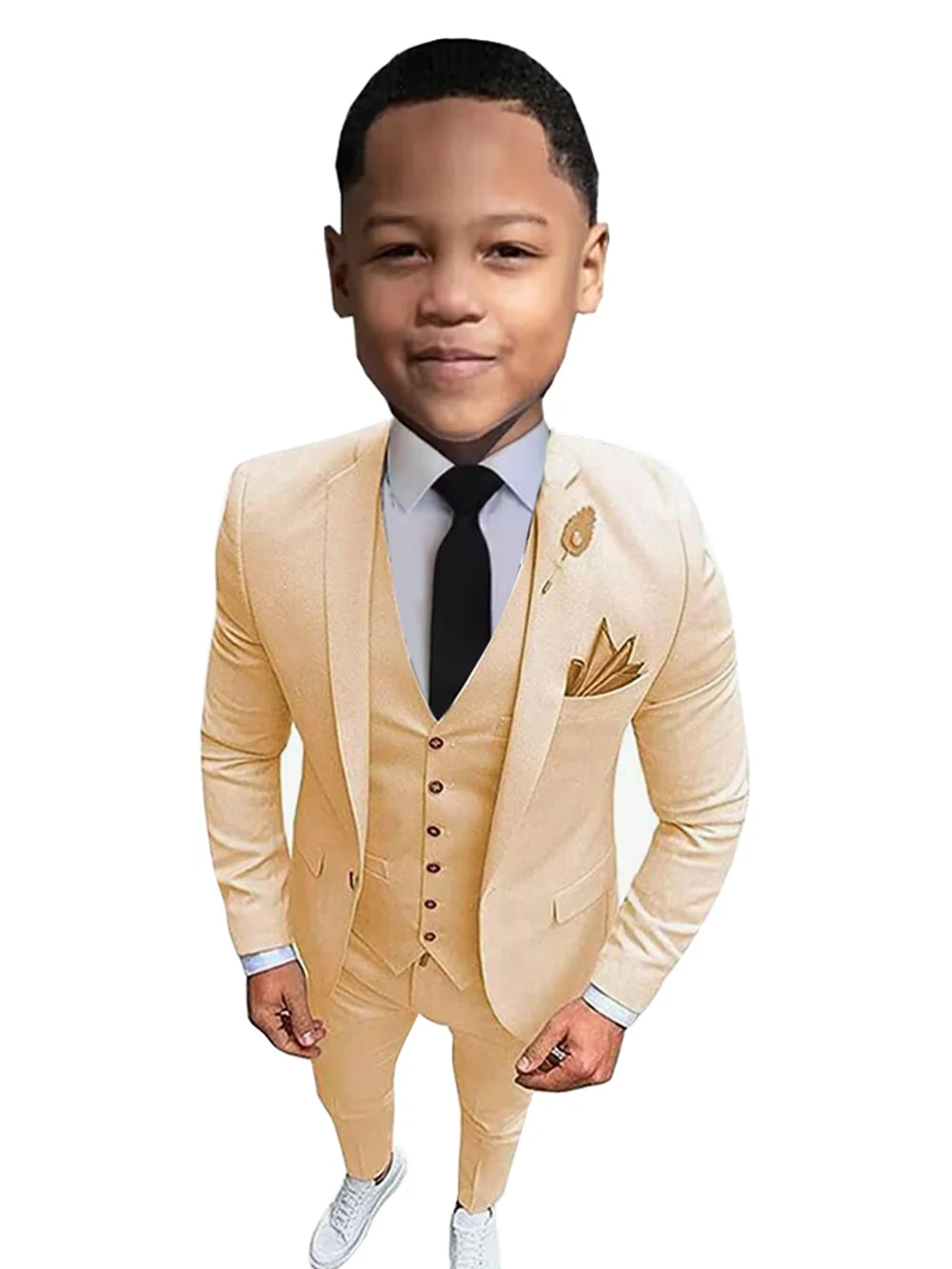 Slim Fit Suit For Boy 3 Pcs Teenager Gentlemen Boy Suit  6yrs to 12yrs Boy Child Wedding Fashion Suit