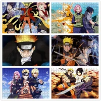 jigsaw puzzles toys cartoon anime 1000 pieces puzzle for adult naruto anime puzzle games educational toys for children gifts
