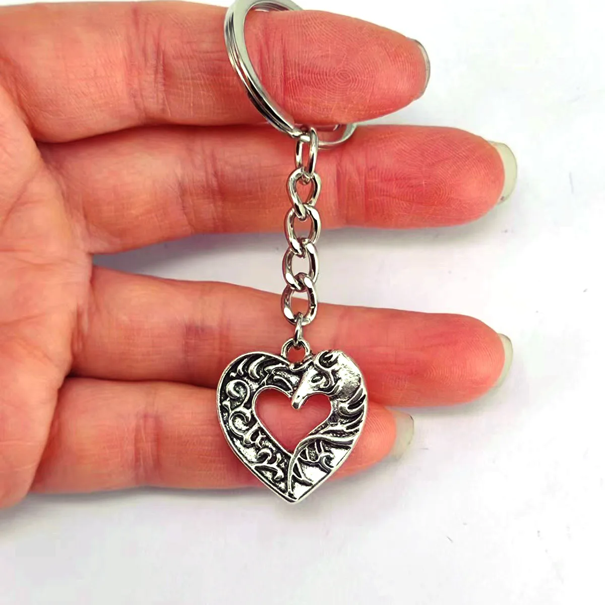 Hzew Новый 3D брелоки с лошадьми для женщин и мужчин подарок