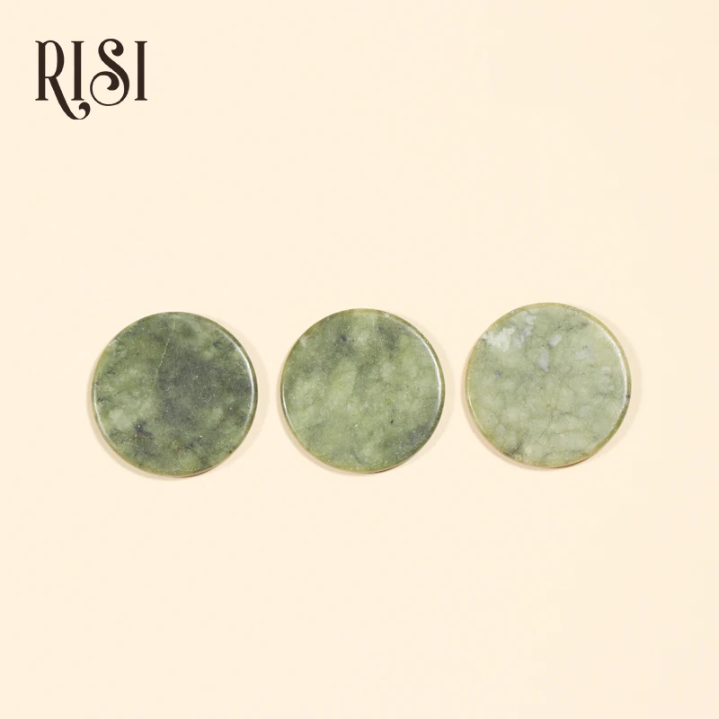 

RISI Green/Pink Crystal Jade Stone Holder Lash Glue Adhesive Pallet Eyelashes Makeup Eyelash Extension Grafting Tool