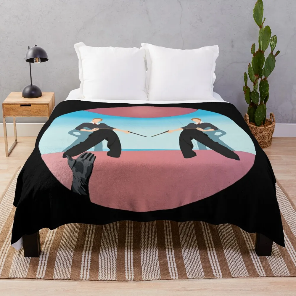 

F&G FL Throw Blanket Blanket for sofa Large knit plaid blankets for sofa