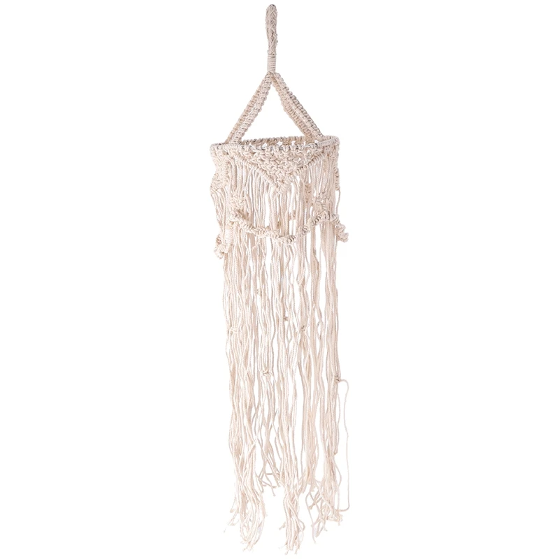 

Chandelier Boho Decor Hand-Woven Charm Macrame Wall Hanging Creative Home Bunk Home Decoration Lamp Shade Mandala