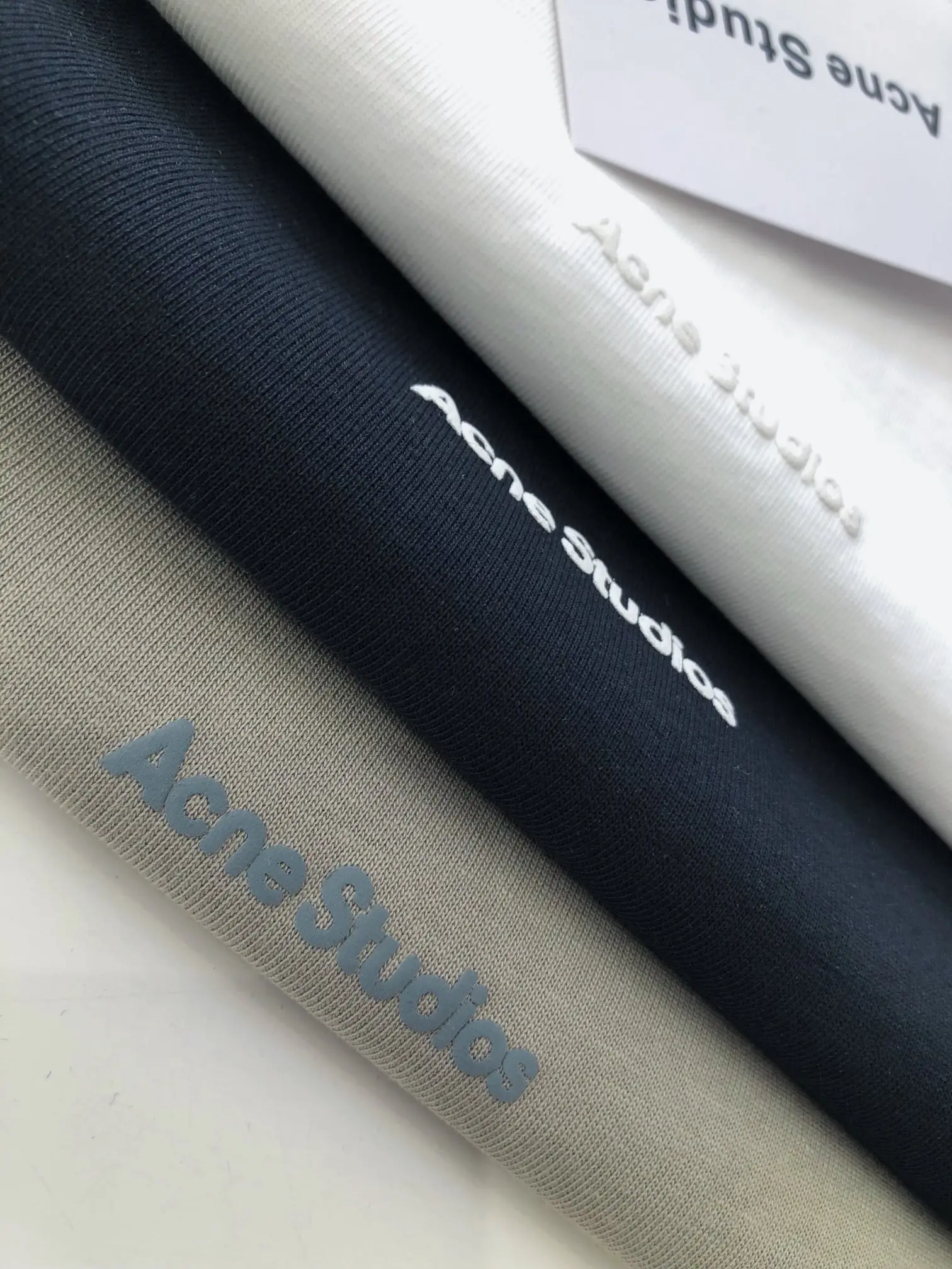 2022 Ac Studios Luxury T-Shirt OverSized Model summer letter series smiling face cotton slim round neck Short Sleeve T-Shirt