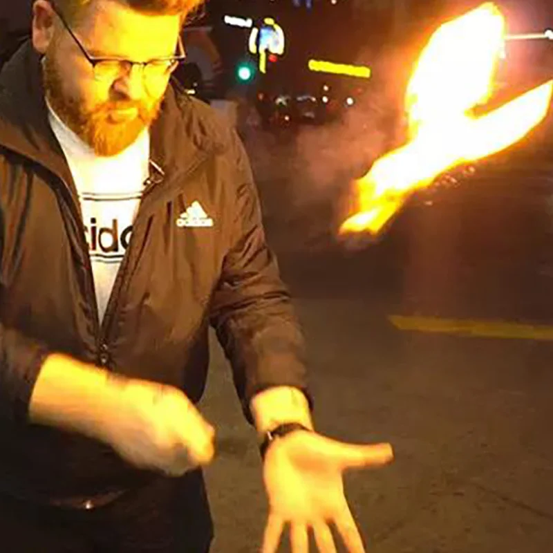 Flare 2.0 by Nicholas Lawrence Magic Tricks Fireball Appearing Magia Fire Pen Magician Close Up Street Illusions Gimmicks Props