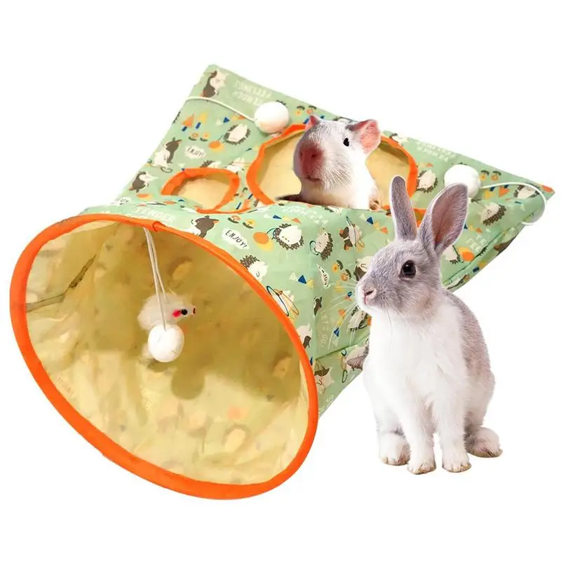 

Туннель для кошек складной, Интерактивная игрушка с шариками и мерцающим котом, для скучающих питомцев, с отверстием для глаз, для щенков