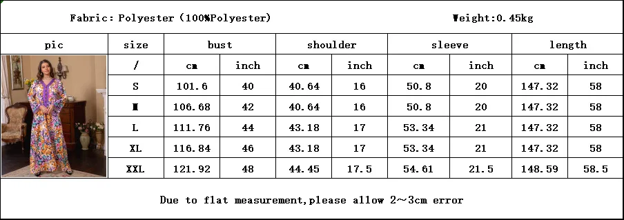 Eid Muslim Women Dress Floral Print Abaya Morocco Party Dress Prayer Abayas Long Sleeve Robe Ramadan Musulman Maxi Vestidos 2023