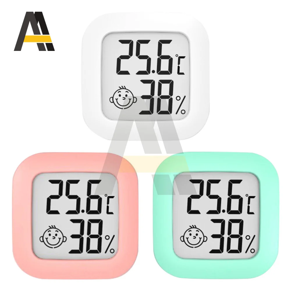 

LCD Digital Thermometer Hygrometer Indoor Room Electronic Temperature Humidity Meter Sensor -50~70℃ Gauge Weather Station