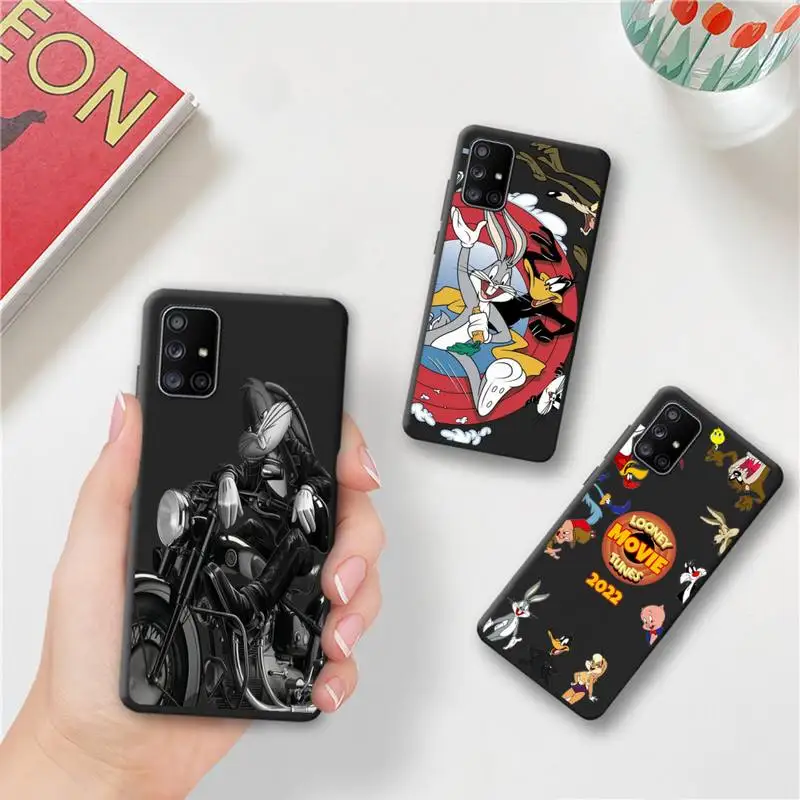 

Cartoon Bugs Bunny Phone Case For Samsung Galaxy A52 A21S A02S A12 A31 A81 A10 A30 A32 A50 A80 A71 A51 5G