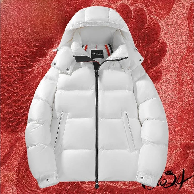 [Outlets] Официальный флагманский магазин пуховик Mengkou с высоким бархатным