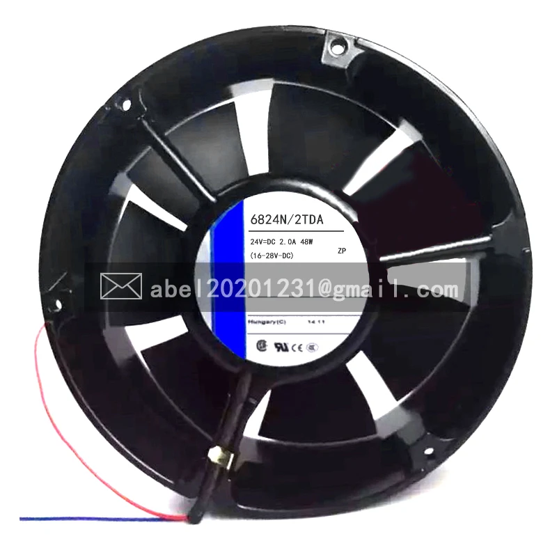 BRAND NEW 6824N/2TDA DC 24V 2.0A 48W ORIGINAL COOLING FAN COOLER 17251 172*150*51MM