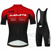 2022 new summer cycling jersey set breathable team racing sport bicycle jersey mens cycling clothing short bike jersey mmr
