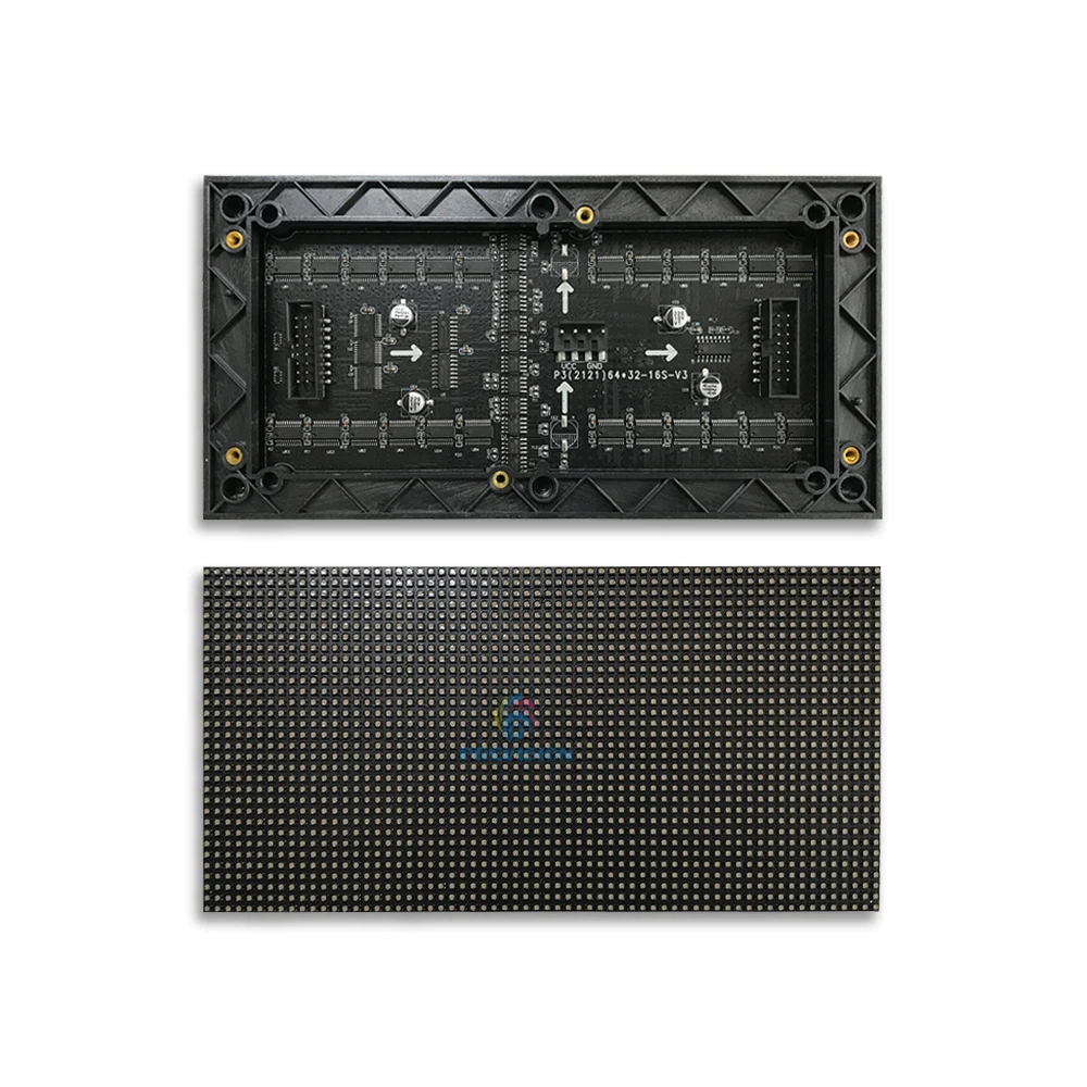 Дешевая Светодиодная панель P3 RGB Пиксельная HD дисплей 64x32 матрица SMD2121