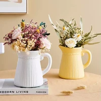 simple ceramic vase aesthetics room decoration flower arrangement container home accessories nordic living room decoration