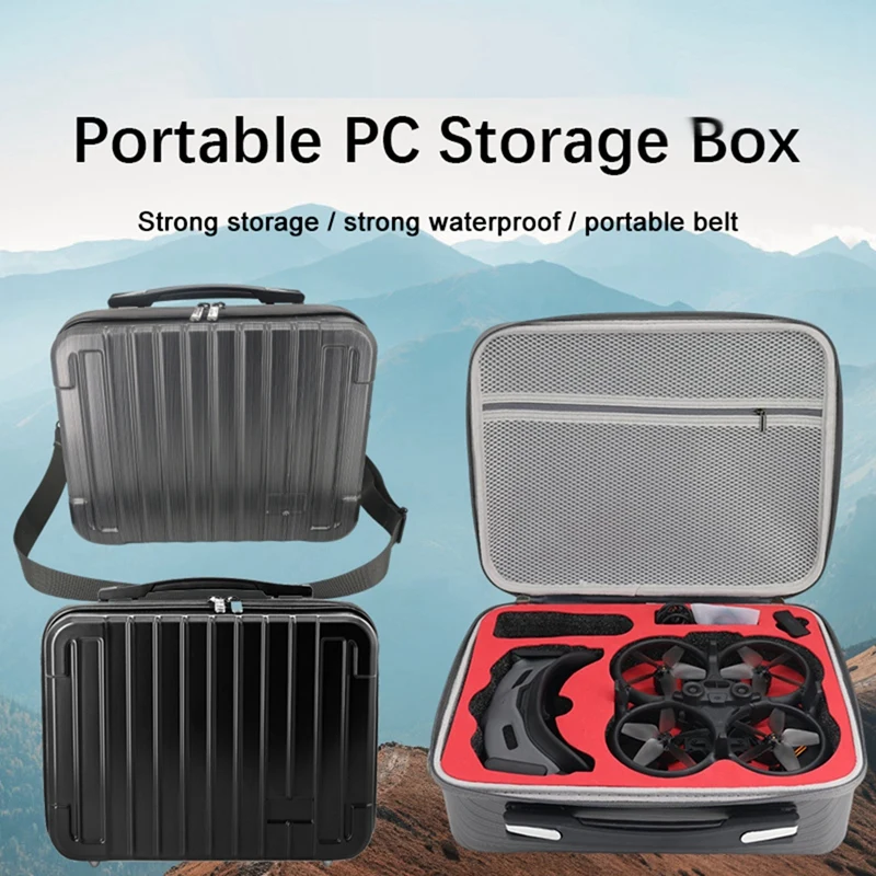 

Drone Case Drone Carrying Box For DJI Avata Drone For DJI Avata Pro-View/Smart Combo RC Drone Silver