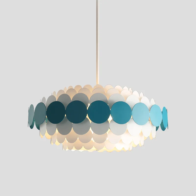 

Современные креативные светодиодные подвесные светильники в скандинавском стиле, металлическая люстра для гостиной, дизайнерские круглые...