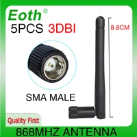 eoth 5pcs 868mhz 915mhz antenna 3dbi sma male connector 868 mhz 915 iot lora antena gsm antenne directional waterproof lorawan