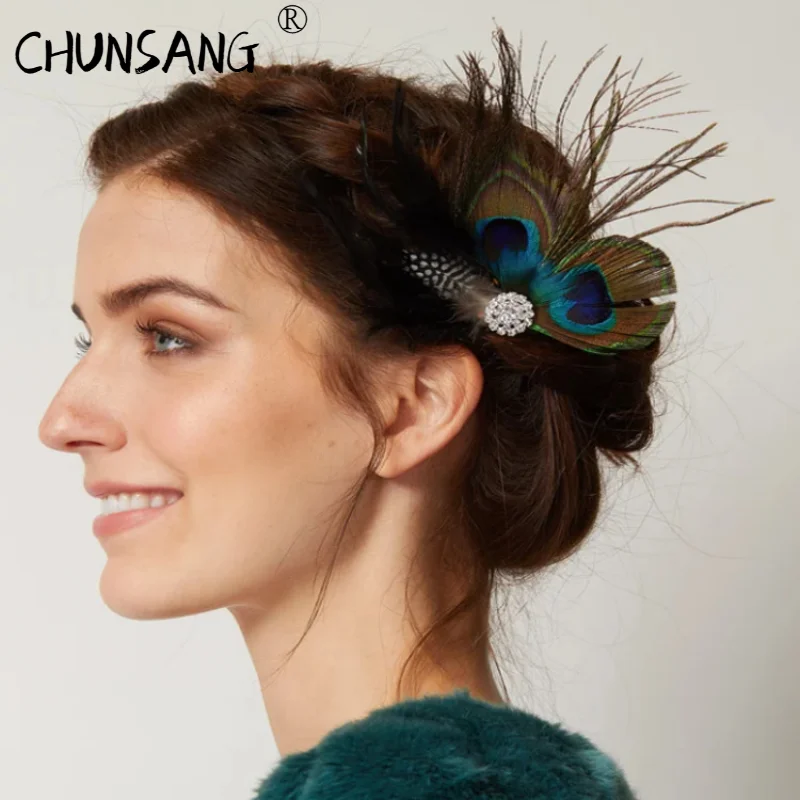 

New In Vintage Feather Hairpin Headwear Fascinators for Women Ascinator for Women Wedding and Church Luxury Headband Tea Party