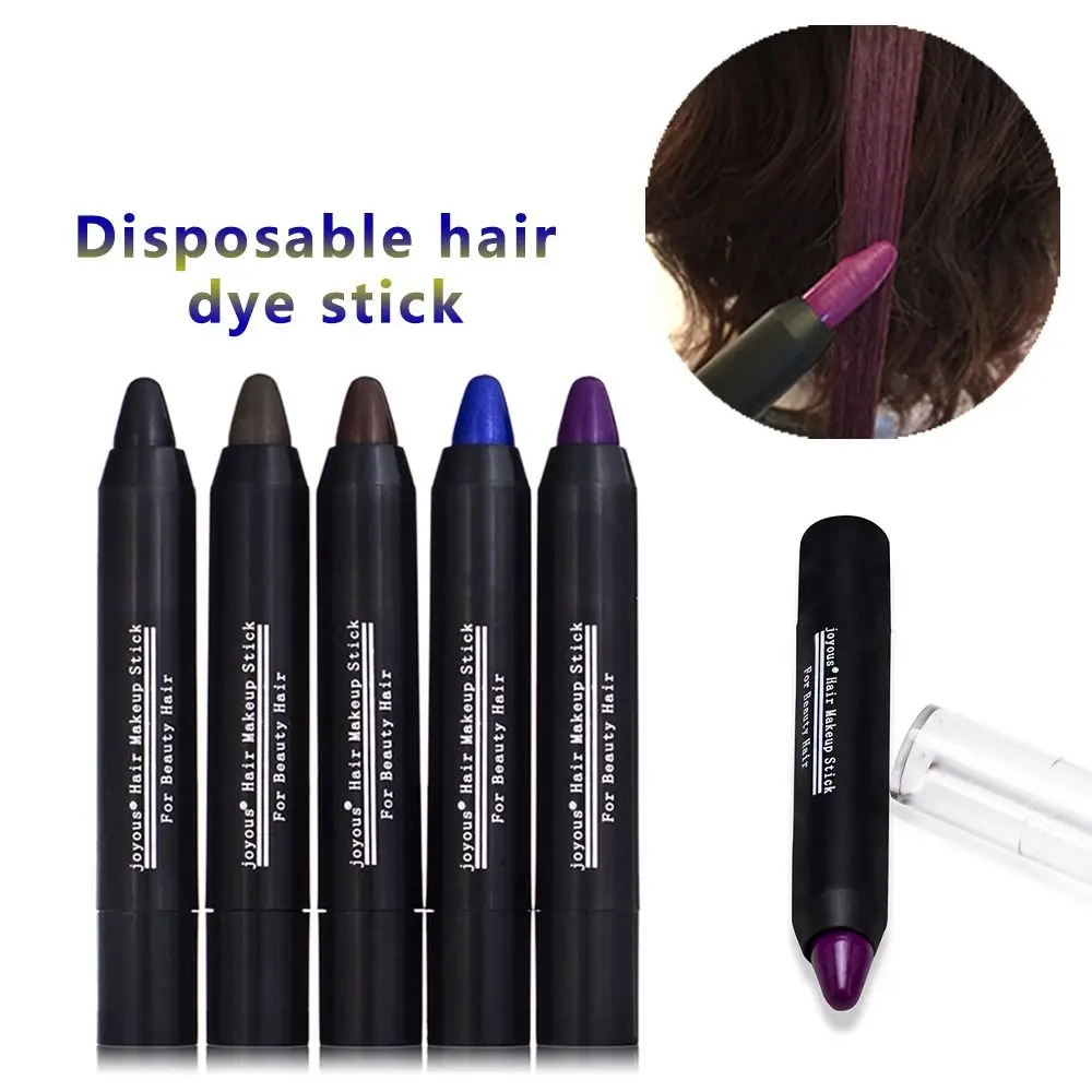 

One-Time Modify Cream Stick Black Brown Hair dye Instant Gray Root Coverage Hair Temporary Cover Up White Hair Hair Dye Pen