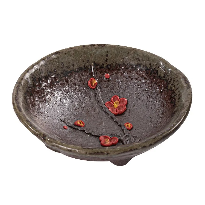 

Handmade Flower Shaped Tea Cup Ceramic Home Master Cup Single Cup Coarse Ceramic Tea Bowl Tea Cup Kung Fu Tea Set
