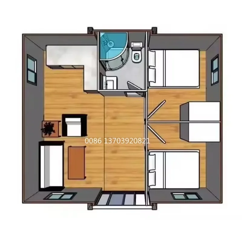 Роскошный контейнер для доставки 20 30 40 футов модульный дом расширяемый складной