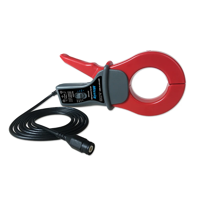 

Micsig Oscilloscope AC Current Probe ACP1000 Current Measurement 10Hz To 100KHz Current Oscilloscope Probe