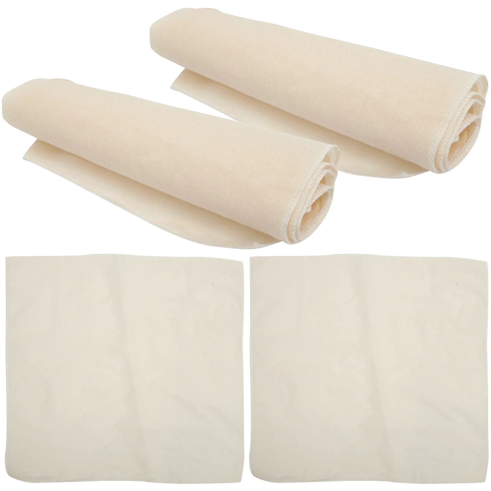 

4 Pcs Kitchen Assesorie Cheesecloth Reusable Tofu Tool Cloths Soybean Milk Straining Fabric