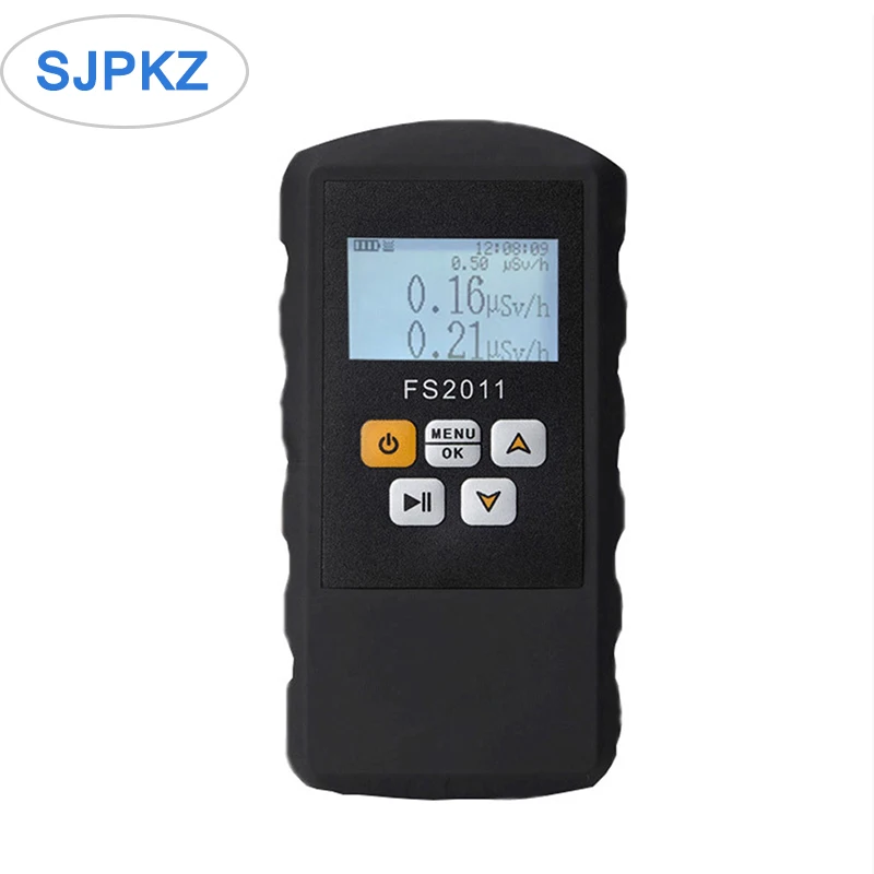 

Geiger Radiation Counter Nuclear Detector Beta Gamma X-ray with Alarm Marble Tester Tool LCD Display Radioactive Detector