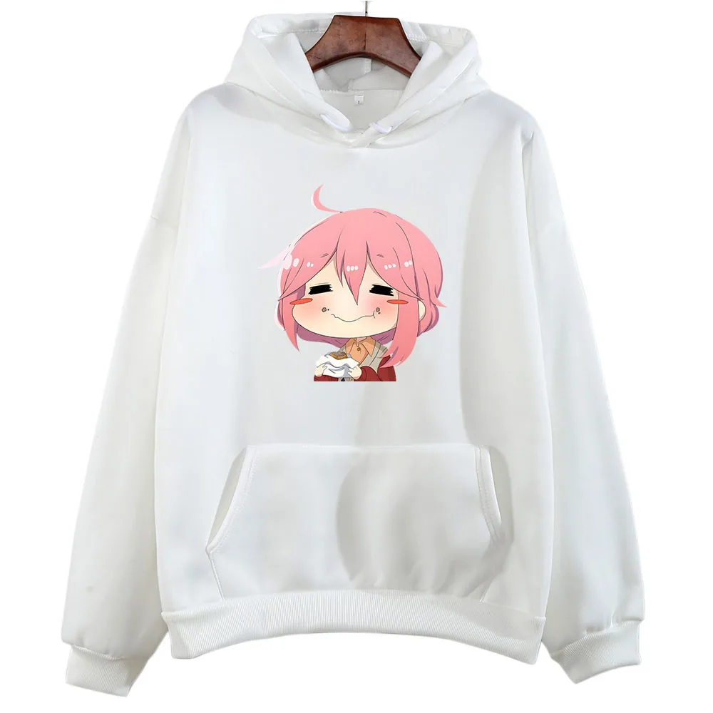 

Laid-Back Camp Yuru Kyan Aesthetic Hoodie WOMEN Cartoon Kawaii/Cute Anime Clothes Pullovers Nadeshiko Autumn/Winter High Street