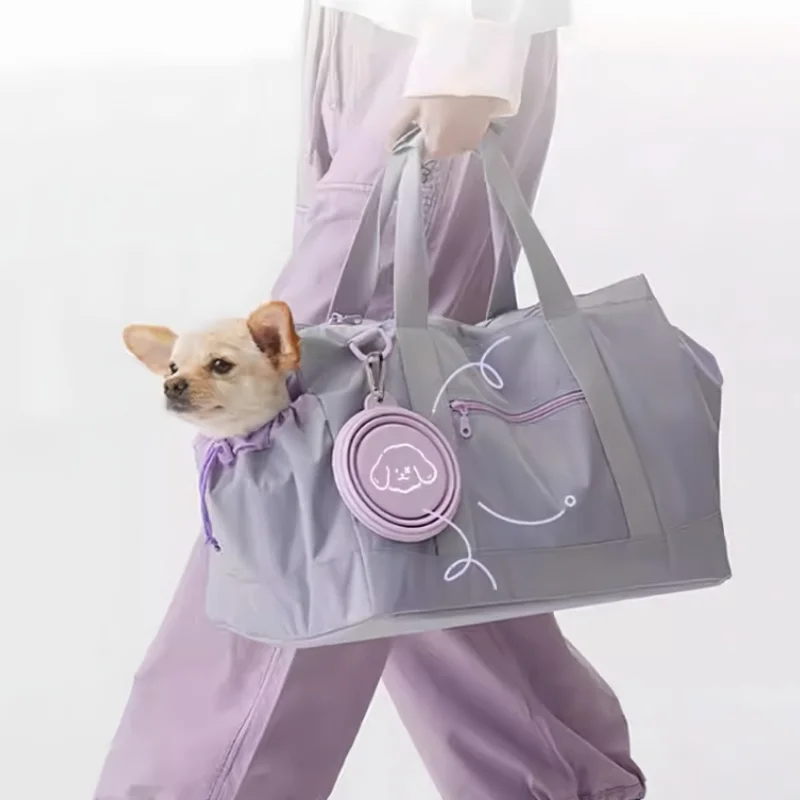 Складной портативный контейнер для воды собак и домашних животных