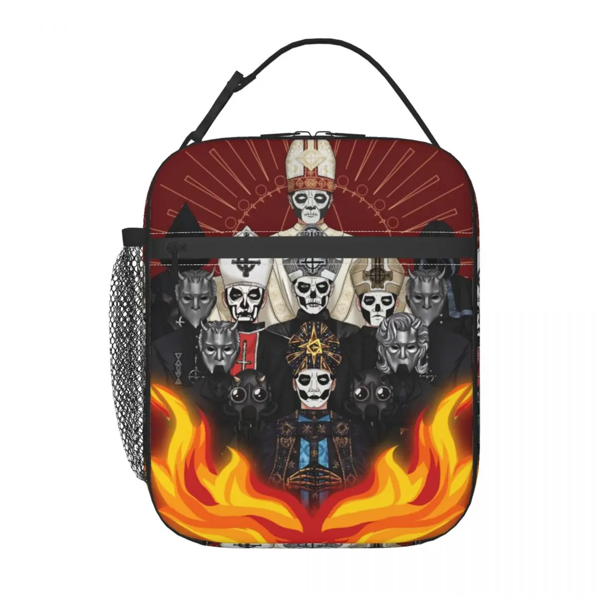 Индивидуальная шведская сумка для ланча с изображением рок-группы мужчин и