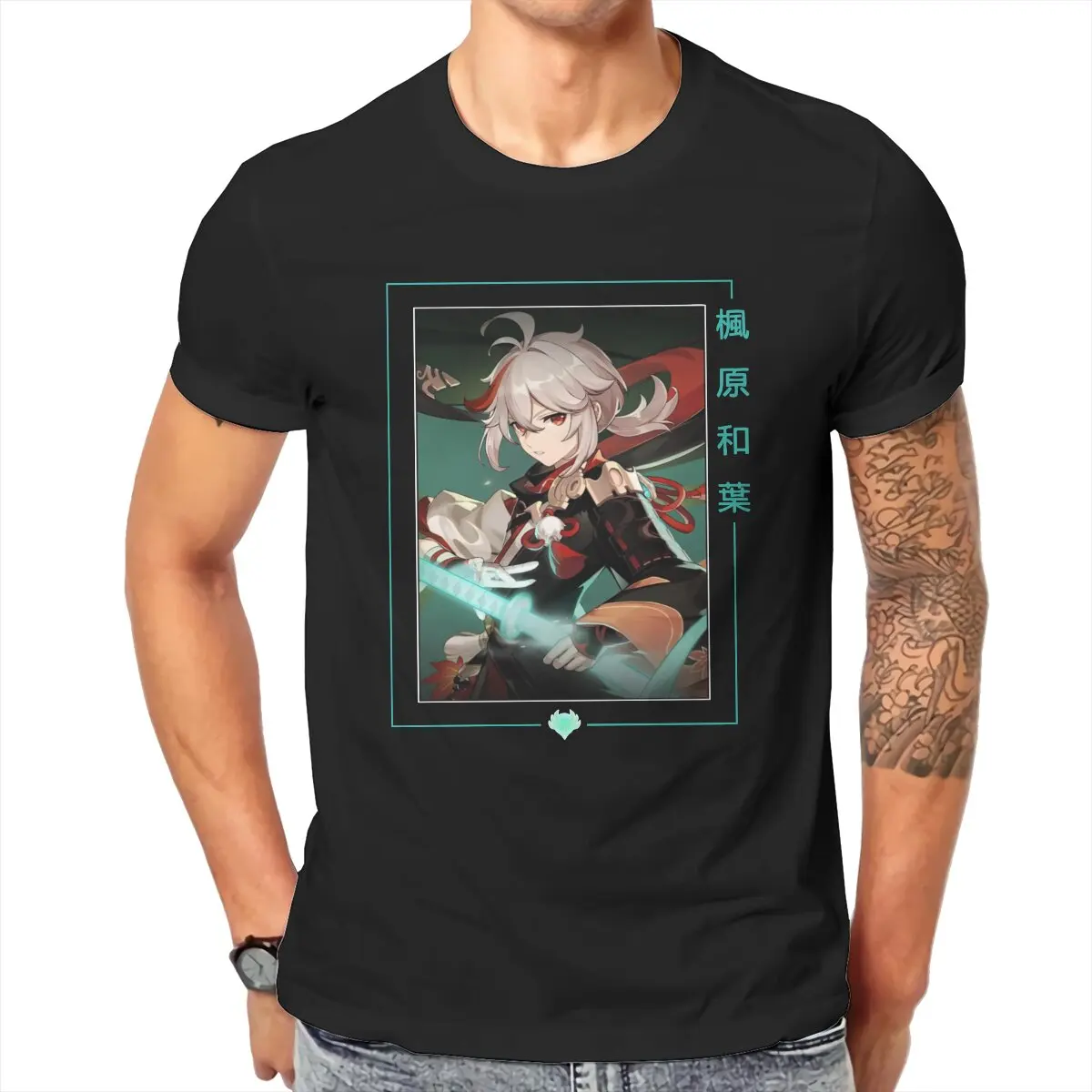 

Men Kaedehara Kazuha T Shirts Genshin Impact Pure Cotton Clothing Fashion Short Sleeve Round Collar Tee Shirt Gift Idea T-Shirt