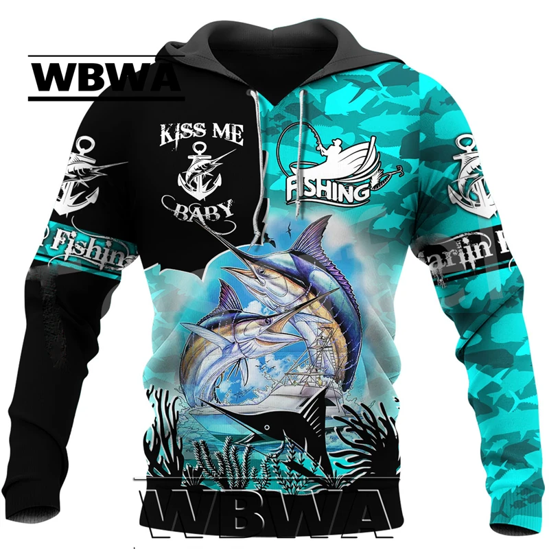 

WBWA MaHi Fishing Animal Art Fisher Camo Harajuku NewFashion Tracksuit 3DPrint Long Sleeve Jacket Hoodies Men/Women D5