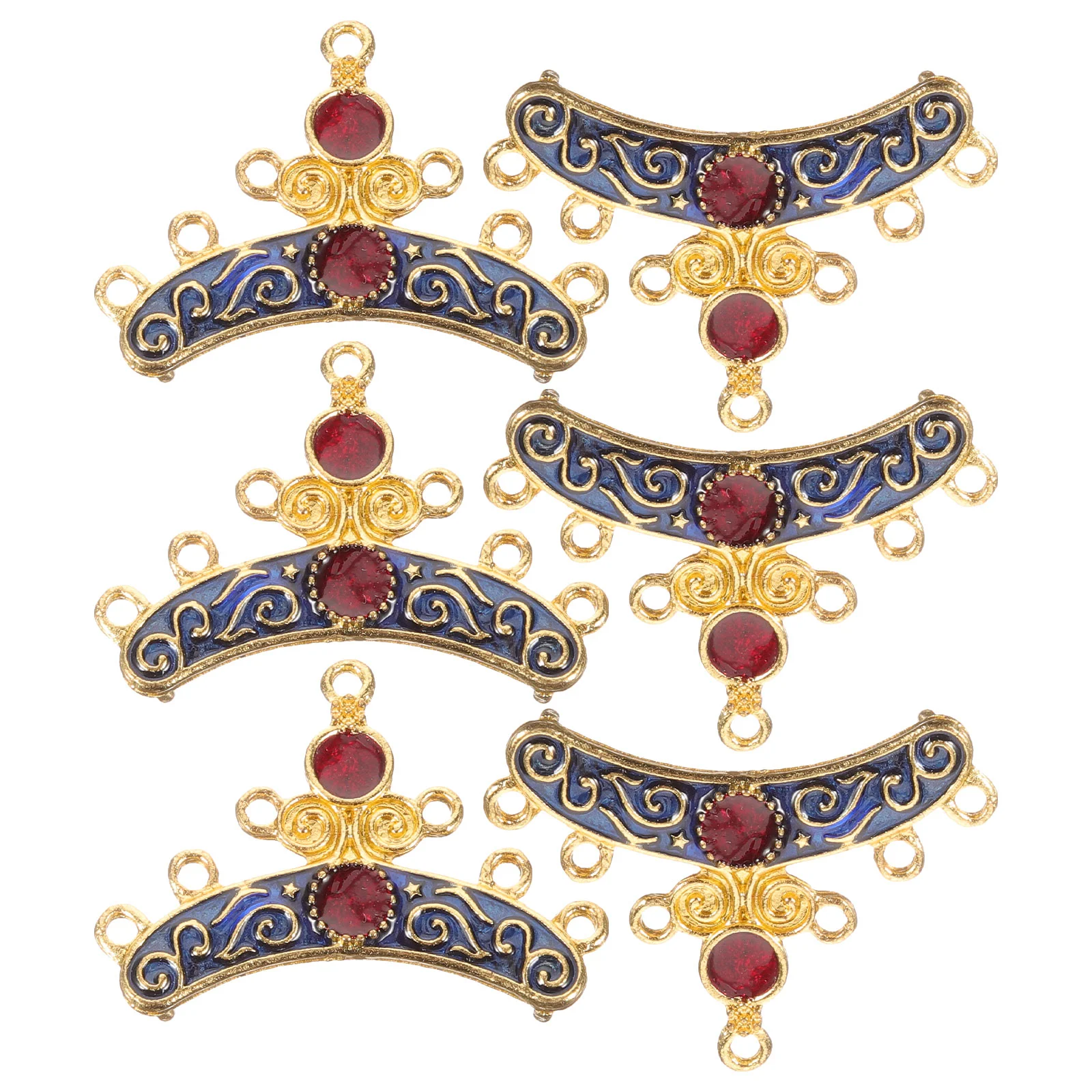 6 шт. подвески из сплава для изготовления ювелирных изделий соединитель звеньев