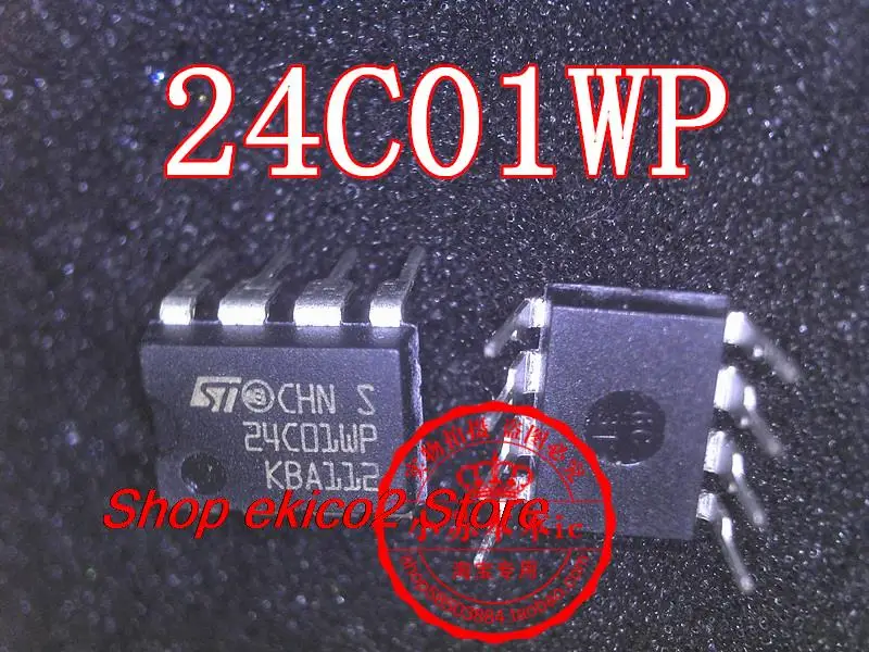 

10 шт. оригинальный товар в наличии 24C01WP DIP8