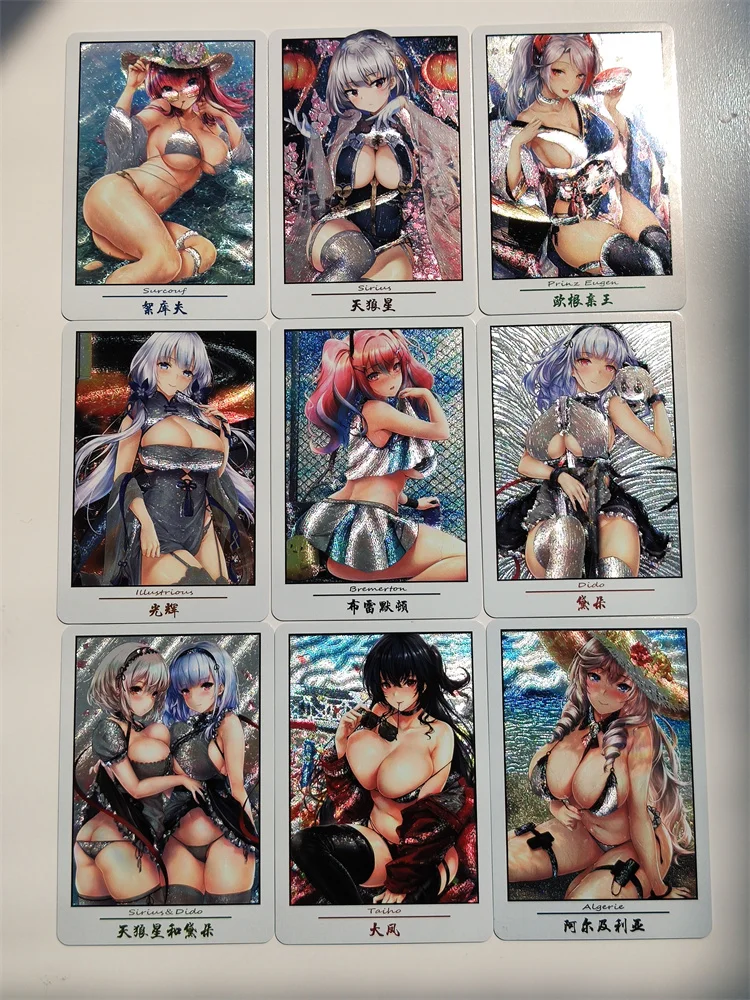 9 шт./набор карточки для игры в аниме коготь Лейн